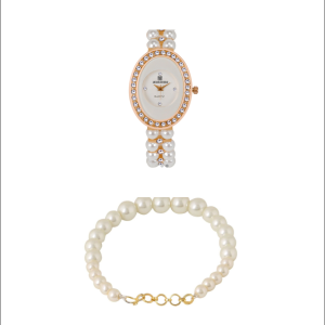 Combo 6 _ Archan Kochar Pearl watch & Bracelet